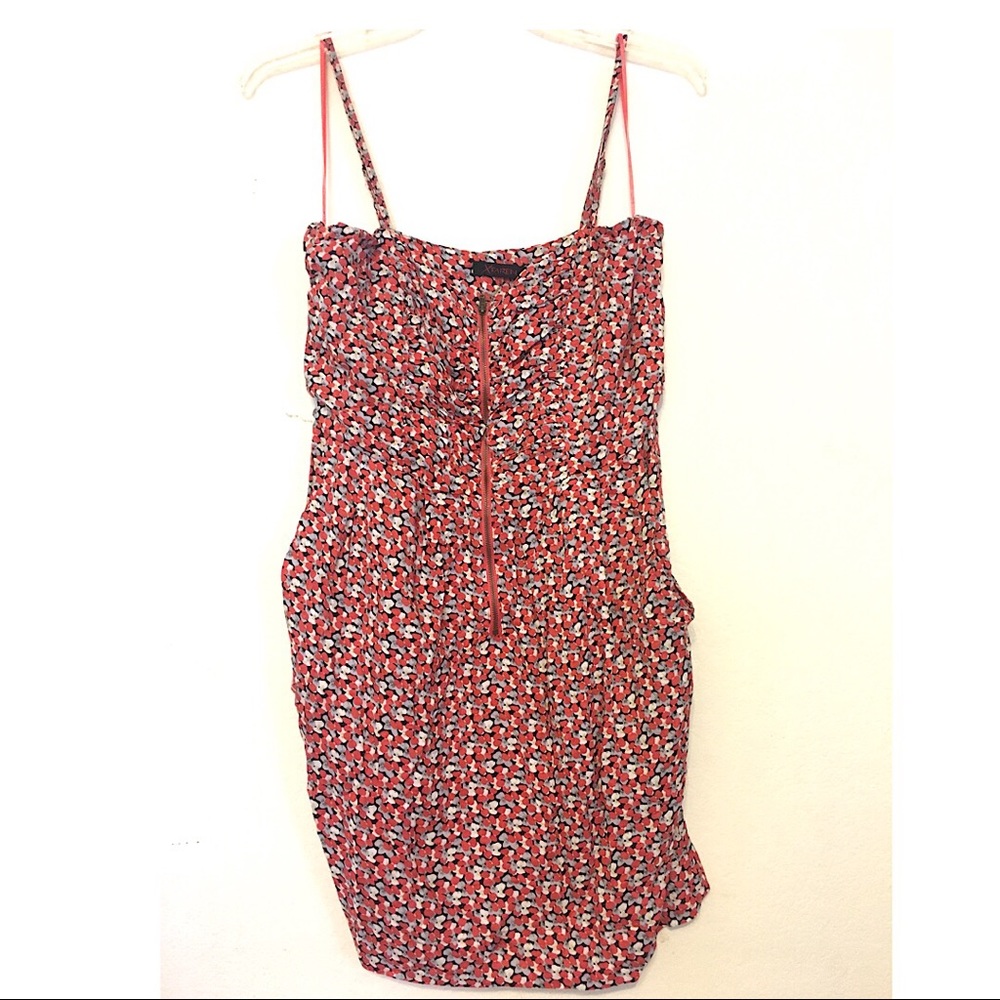 Spaghetti strapped Floral printed dress.